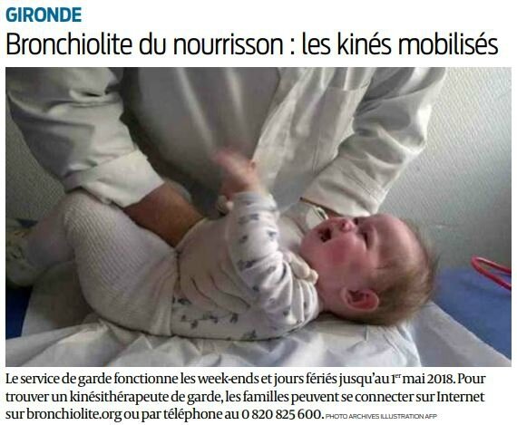 2018 02 23 SO Bronchiolite du nourrisson