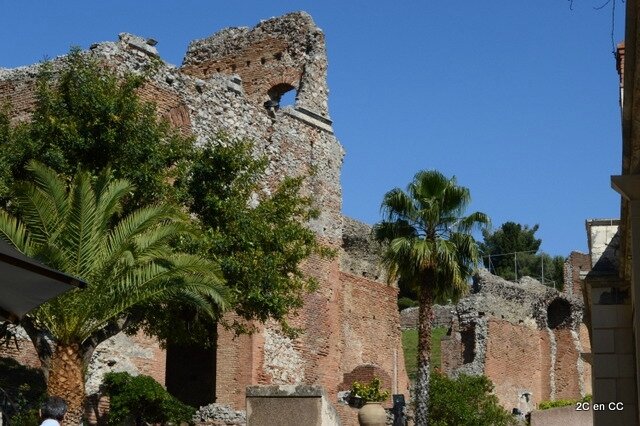 Entrée du théatre greco romain - Taormine - Sicile