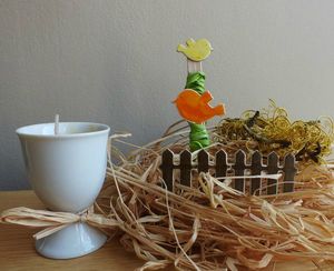 idée déco paques, idée bougie paques, tuto paques, diy paques