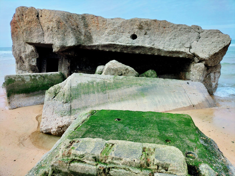 Capbreton, plage de la Savane, blockhaus la bouche, octobre 2022