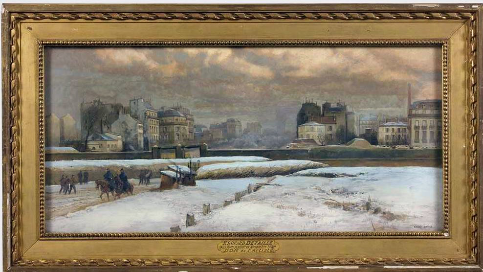 Detaille, Effets de neige porte Maillot, novembre 1870