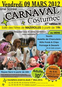 CARNAVAL Affiche 2012