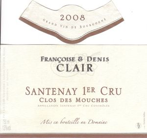 R3 Santenay-1er cru Clos des Mouches-F&D Clair_2008