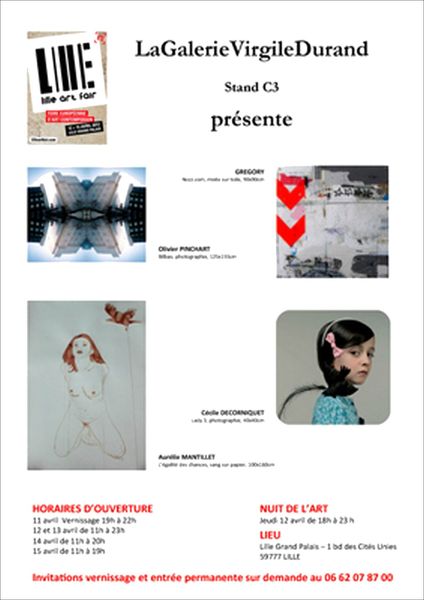 Lille Art Fair avec La Galerie Virgile Durand - avril 2012