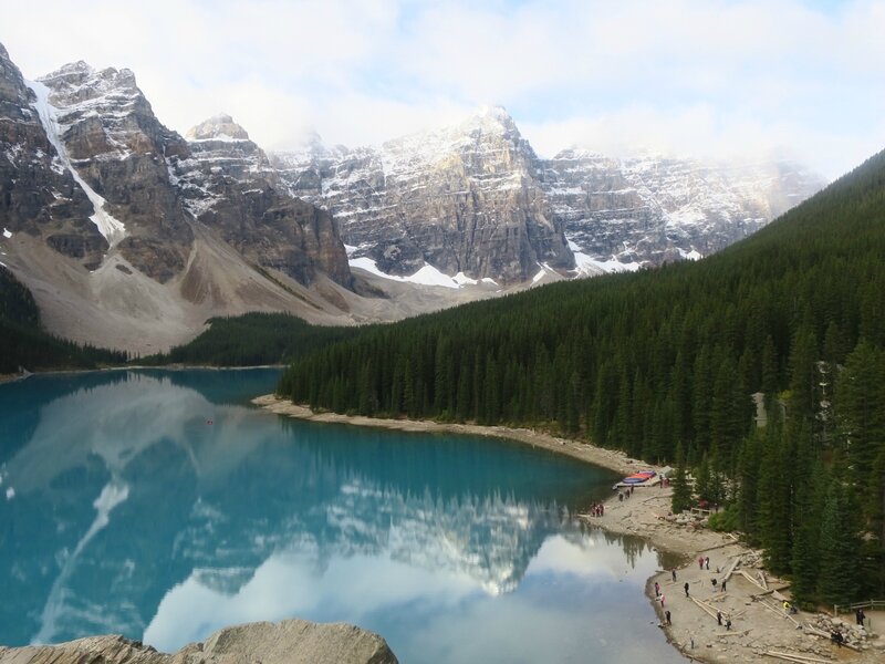 Lake Moraine du point de vue