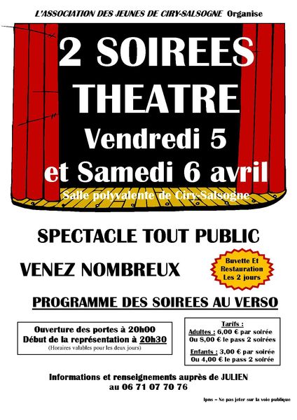 Tracts Soirées THEA 2013 1