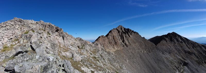 Quazemi de Dalt, Pic du Canigou, Crête du Barbet