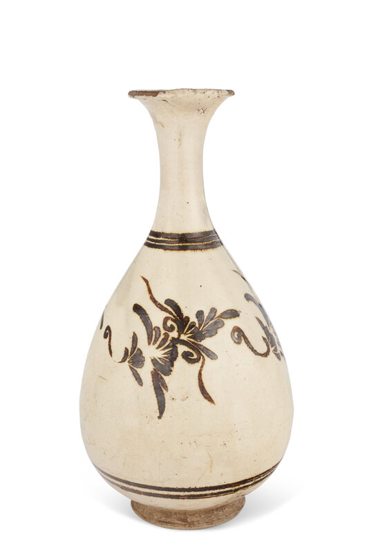 A Cizhou pear-shaped vase, Jin-Yuan dynasty (1115-1368)