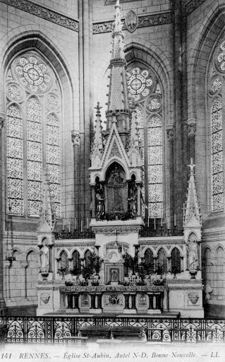 Rennes, Basilique Notre Dame de Bonne Nouvelle, le maître autel