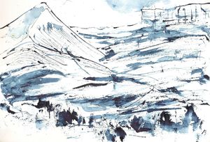glandasse au couteau monochrome 2