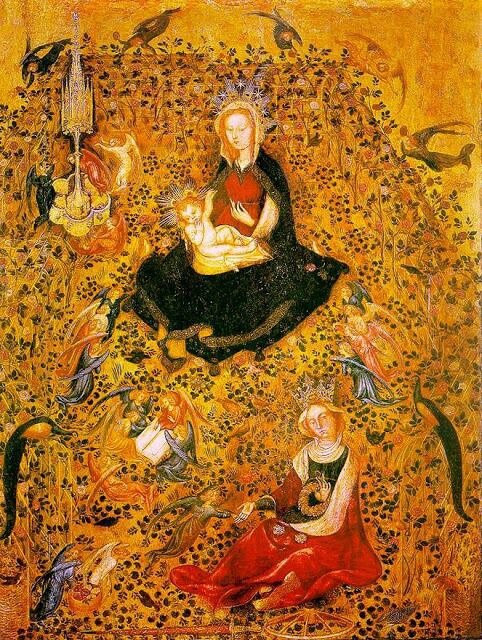 Stefano da Zavio (1375-1451) vierge à la rose