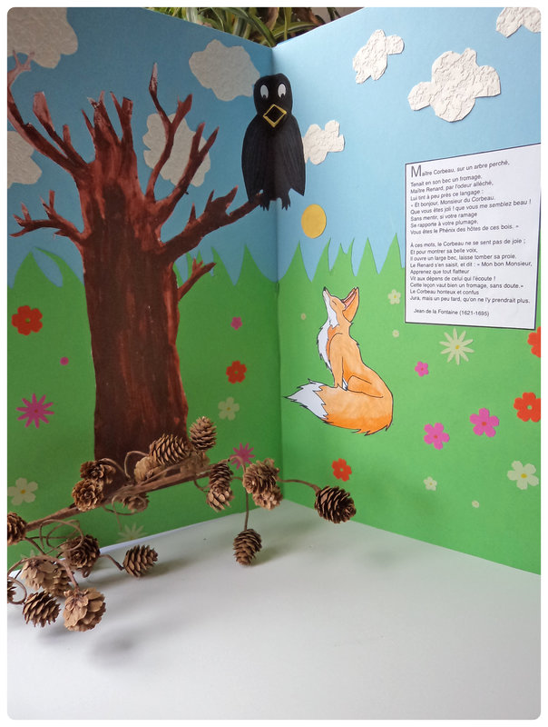 La Fontaine en pop up Cam Drey bricolent
