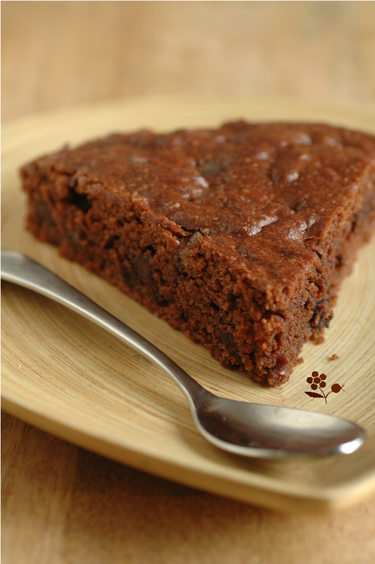 Moelleux chocolat-amandes-chunks vite prêt