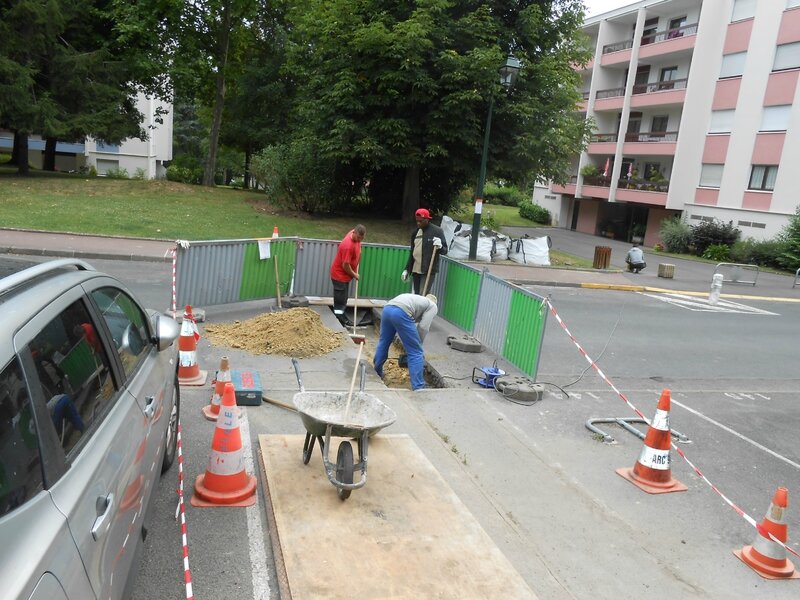 Travaux joint de dilatation parking s_s