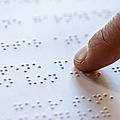 Accès à la lecture en braille difficile pour les aveugle et <b>malvoyant</b>