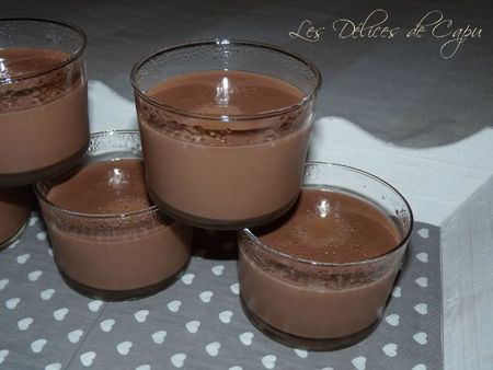 Crème dessert pralinoise nutella