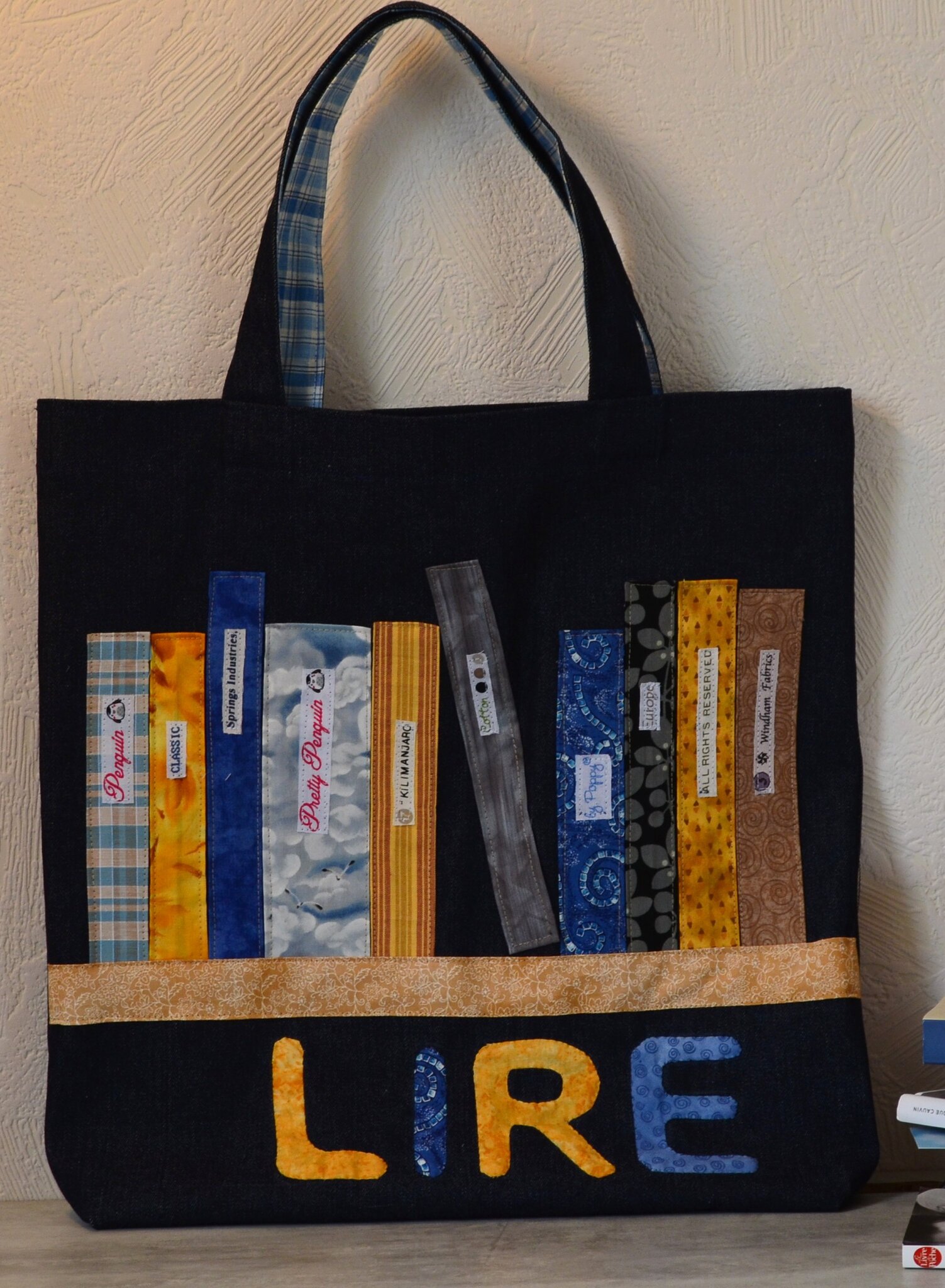 Tote bag sac La chouette bricole