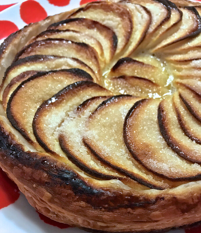 tarte feuilletée aux pommes