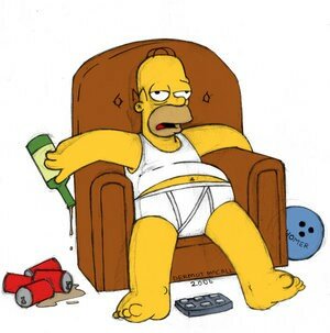 homer_simpson_on_a_chair_by_HamJava