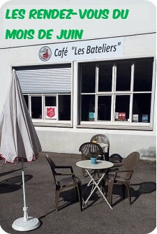 Quartier Drouot - Café solidaire Les Bateliers programme mois de juin
