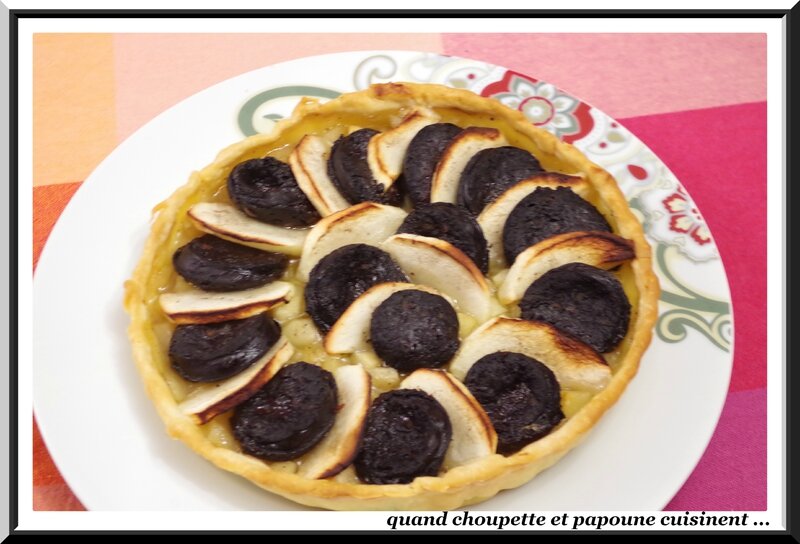 tarte aux pommes et boudin noir-5639