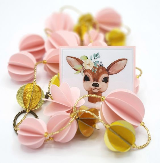 vanillejolie guirlande rose