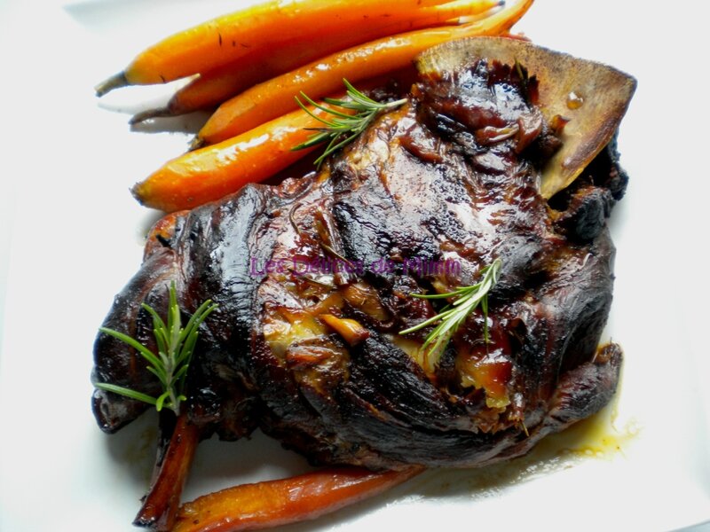 Epaule d’agneau confite au miel 2