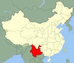Carte Yunnan