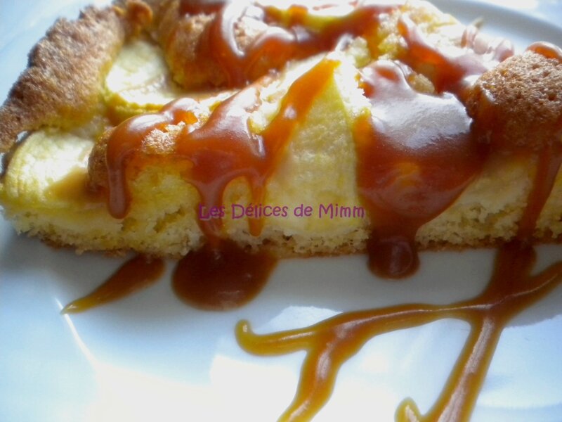 Tarte aux pommes à l’Amaretto et caramel au beurre salé 3