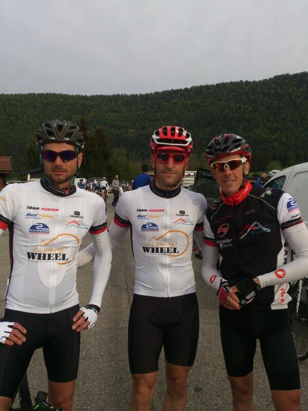 Le trio au Challenge du Vercors