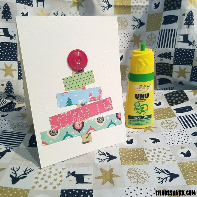 carte de noel diy tuto lilousshark