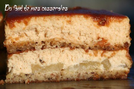 Ras la fraise ! alors entremet poire/caramel ! recettes dessert Ras la fraise ! alors entremet poire/caramel !