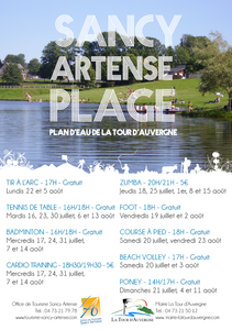 sancy artense plage