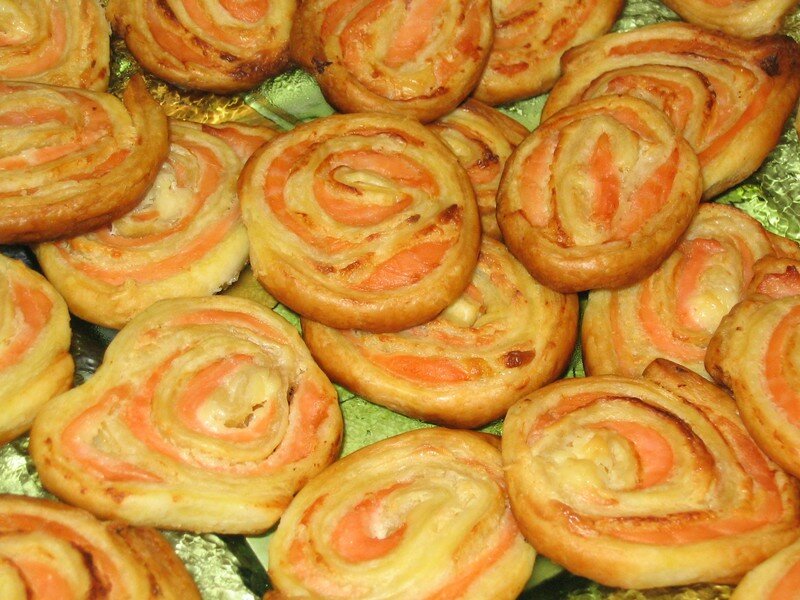 Roulés au saumon fumé
