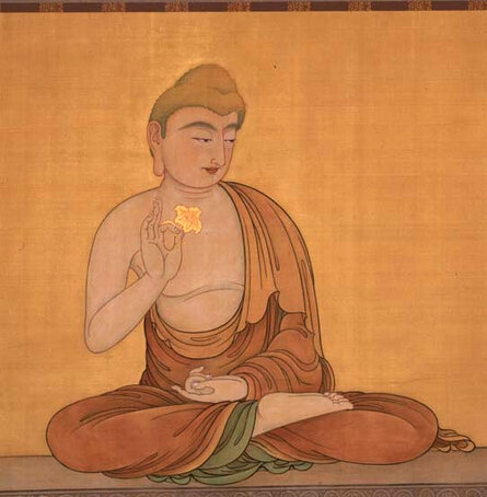 cas 6 Bouddha lève la fleur