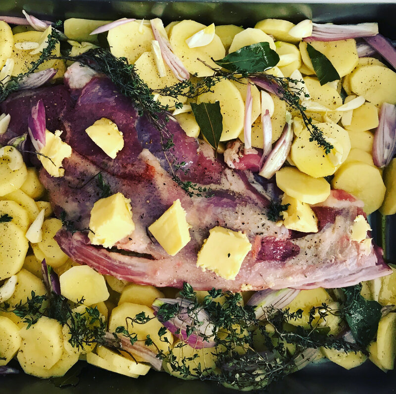 chevreau à la boulangère