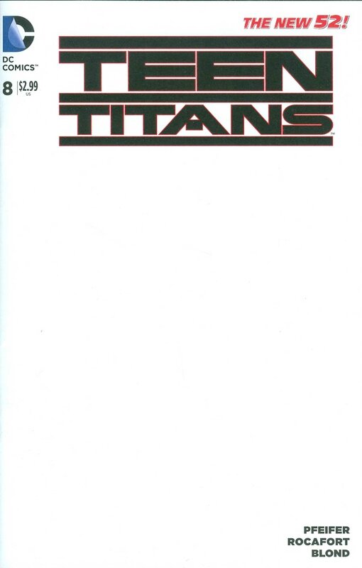 teen titans 8 blank variant