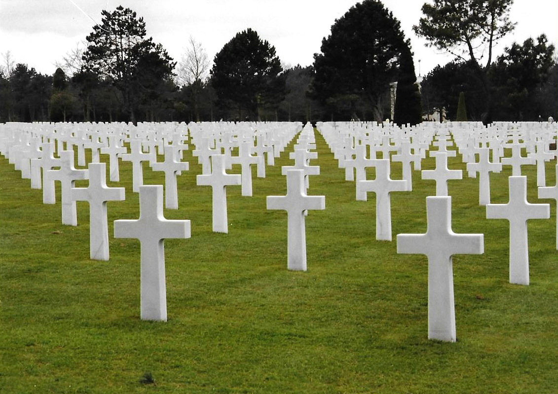 Colleville-sur-Mer, cimetière américain, croix (14)