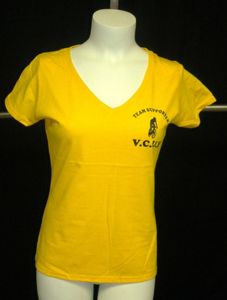 Tee shirt Femme supporter jaune - 15 €