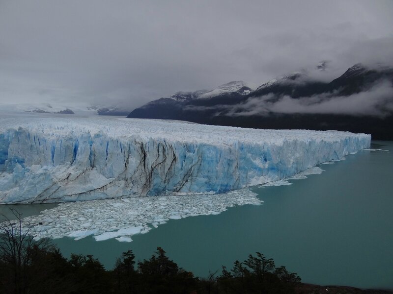 Le glacier Perito Moreno du côté du canal de los Témpanos (lac Argentino)