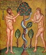 Adam Eve et le serpent