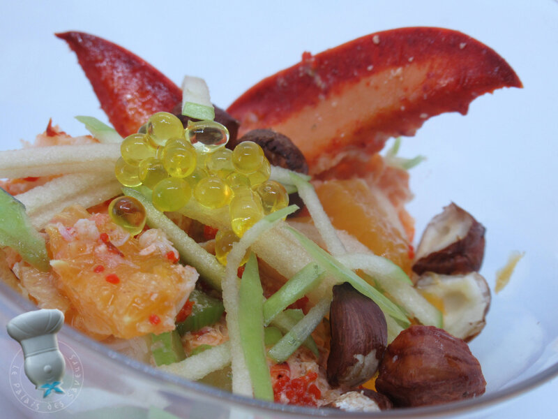 Salade de homard aux clémentines