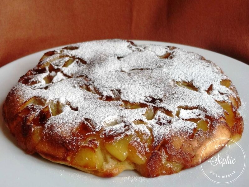 gateau-aux-pommes-a-la-poele