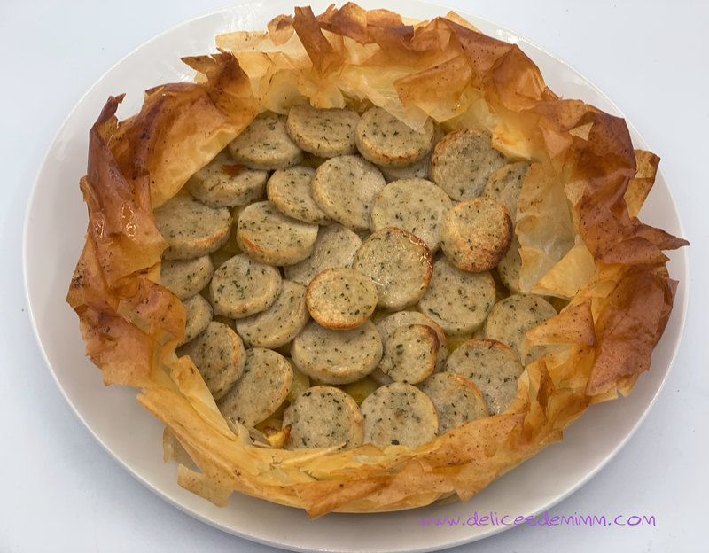 Croustillant de boudin blanc aux pommes 3