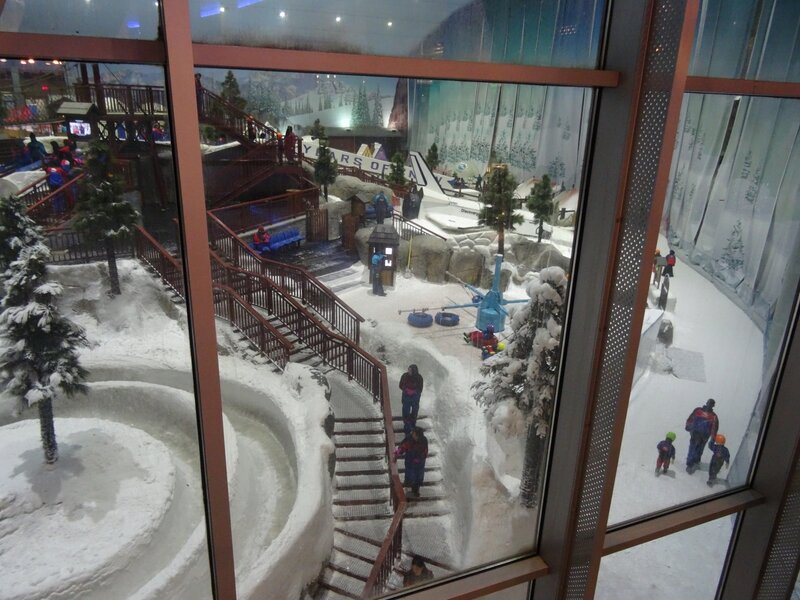 La fameuse station de ski de Ski Dubai - Mall of The Emirates