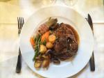 Audaux, auberge Claverie, tournedos rossini (64)