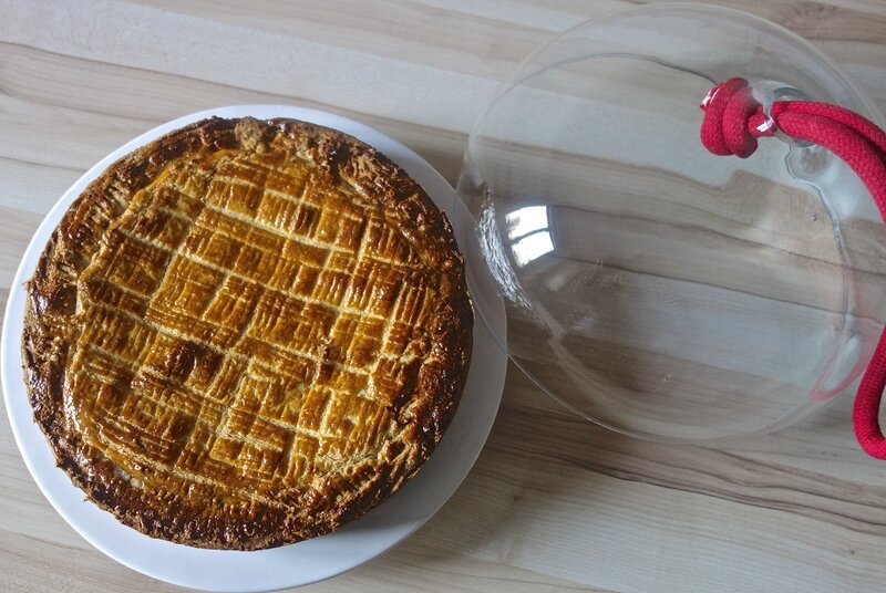 gâteau basque à la crème de pruneaux