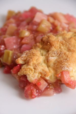 cobbler rhubarbe