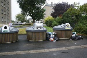 Avranches rue baron d'Orsenne ordure déchet ménager C3A