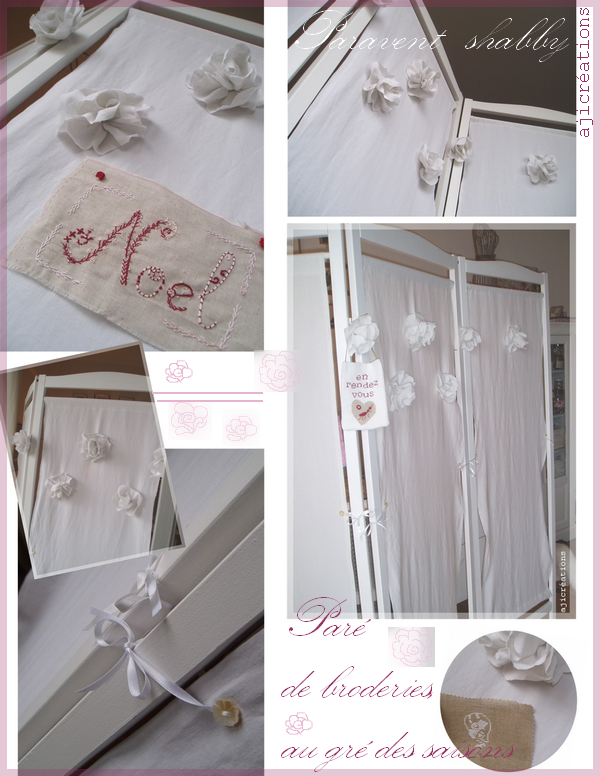 Paravent shabby